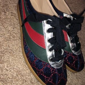 Gucci Falacer Metallic GG Supreme Sneaker